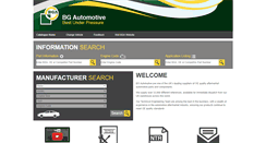 Desktop Screenshot of catalogue.bgautomotive.co.uk