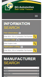 Mobile Screenshot of catalogue.bgautomotive.co.uk